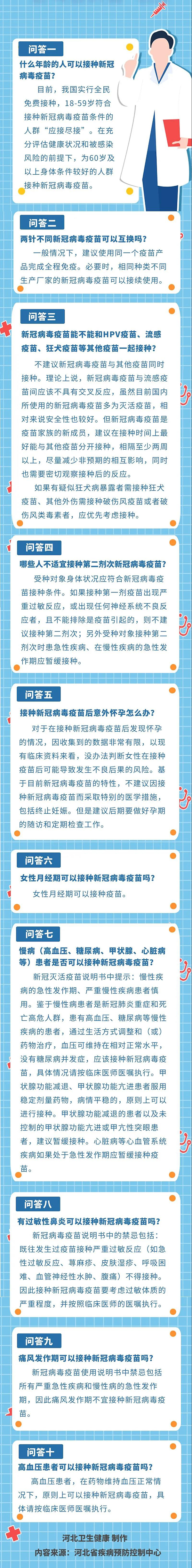 新冠疫苗接种问答